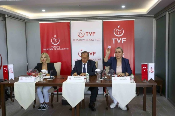 Erkekler Voleybol 1. Ligi’nde 2024-2025 voleybol sezonu fikstürü çekildi
