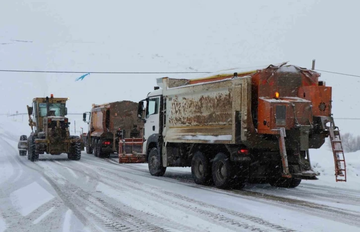 Erzincan’ın yüksek kesimlerinde kar yağışı
