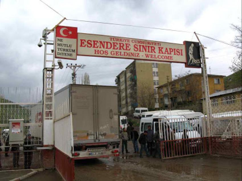 Esendere sınır kapısı kapatıldı