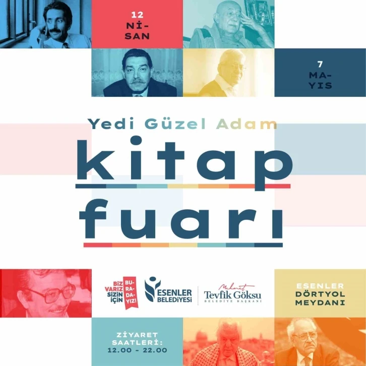 Esenler’de Yedi Güzel Adam Kitap Fuarı başlıyor
