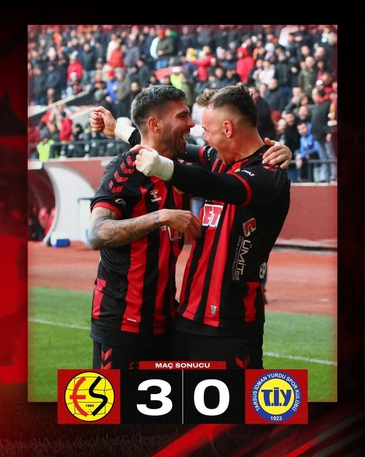 Eskişehirspor, Tarsus İdman Yurdu’nu 3-0 mağlup etti
