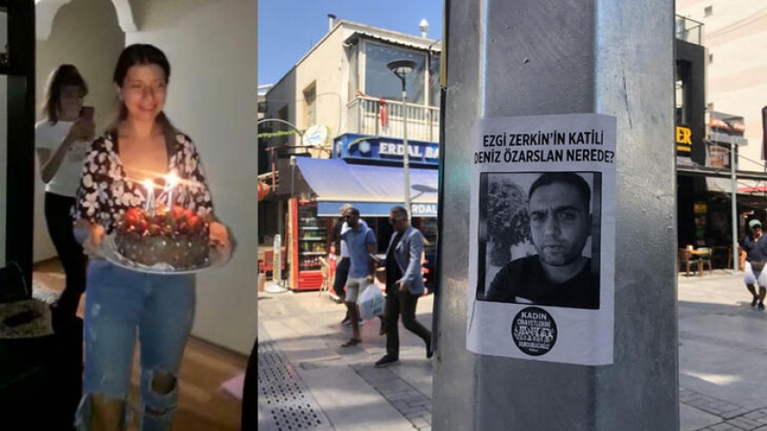 Ezgi'nin cinayet şüphelisinin bulunması için ilan bastırıp, sokaklara astılar