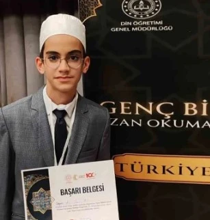 Ezanı Güzel Okuma Yarışması’nın Türkiye birincisi Bursa’dan