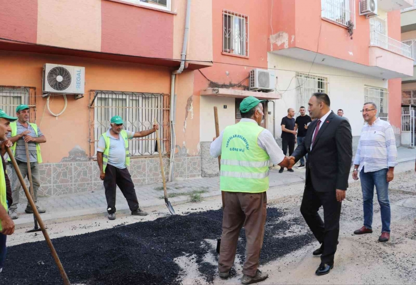 Başkan Yılmaz, sahada çalışmaları inceledi