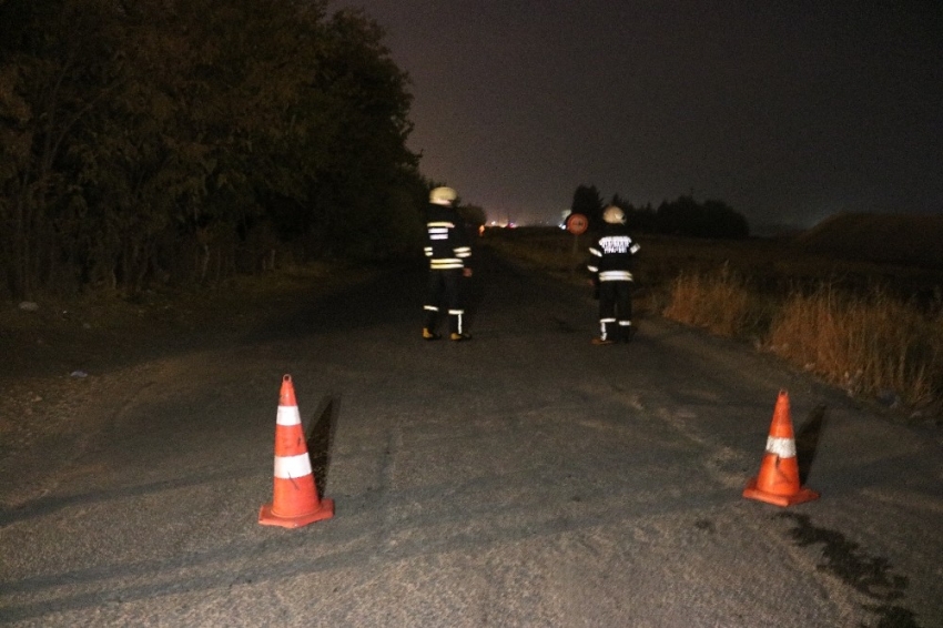 Doğalgaz ana borusunda kaçak paniğe yol açtı