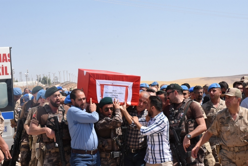 Nusaybin şehidi düzenlenen törenle memleketi Elazığ’a uğurlandı