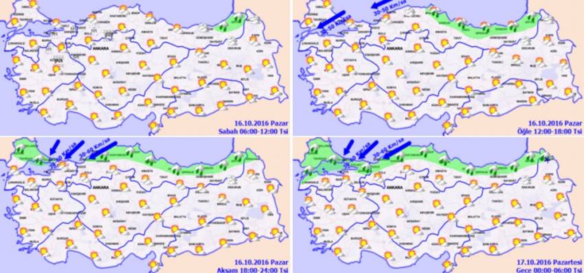 Yurtta hava durumu