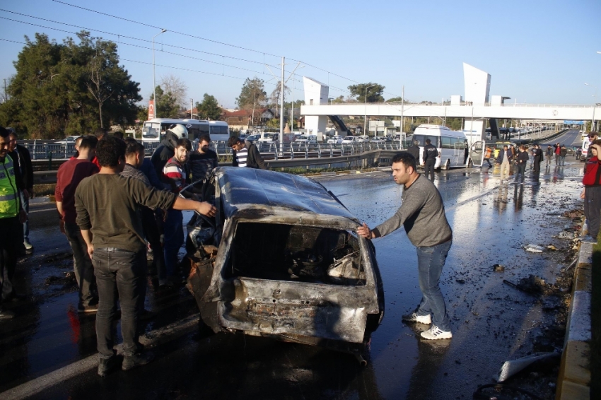 Yanmaktan son anda kurtuldular