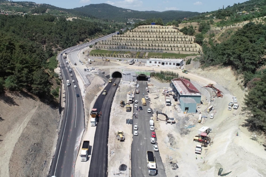 Sabuncubeli tünelleri açılışa hazırlanıyor