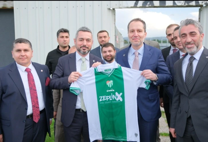 Fatih Erbakan'dan Bursaspor'a Ziyaret 