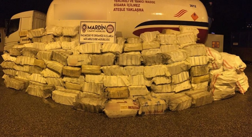 252 bin 750 paket kaçak sigara ele geçirildi