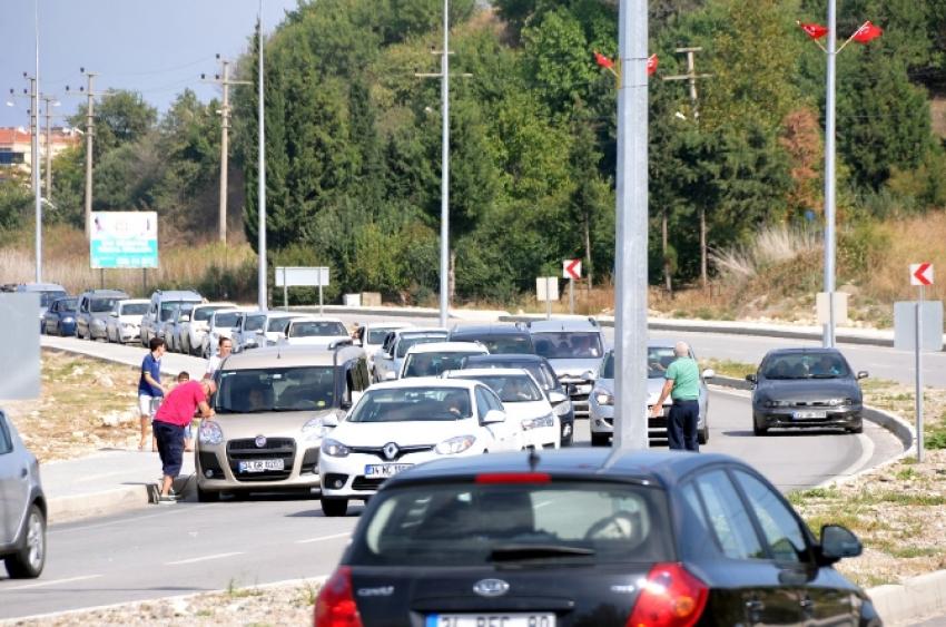 Çanakkale Boğazında trafik yoğunluğu