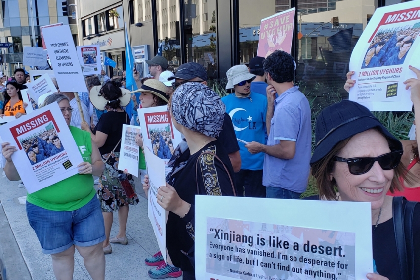 ABD’de Çin’in Doğu Türkistan’daki zulmü protesto edildi