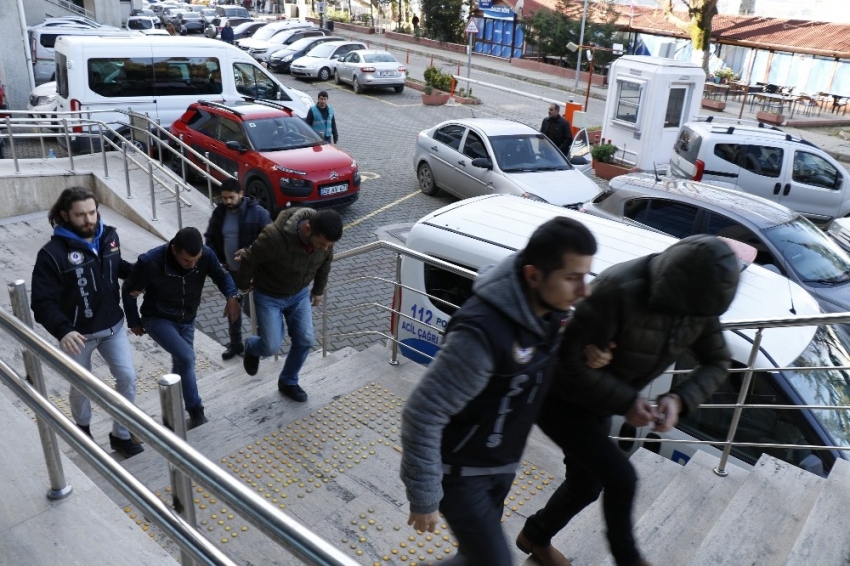 Bonzai ile yakalanan şüpheliler tutuklandı