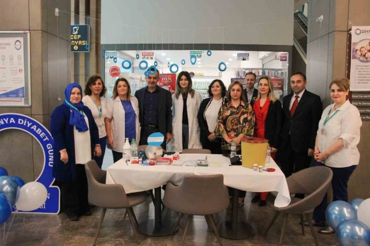 Fethi Sekin Şehir Hastanesi’nde ’Dünya Diyabet Günü’ etkinliği
