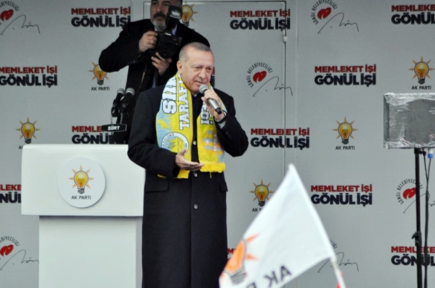 Cumhurbaşkanı Erdoğan Siirt’te 