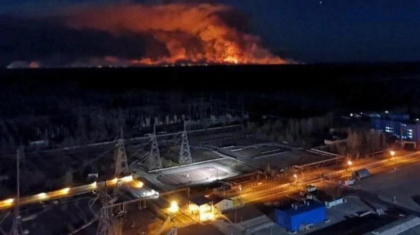 Rusya'nın saldırılarının ardından Çernobil'de yangın paniği: 31 noktada çıktı