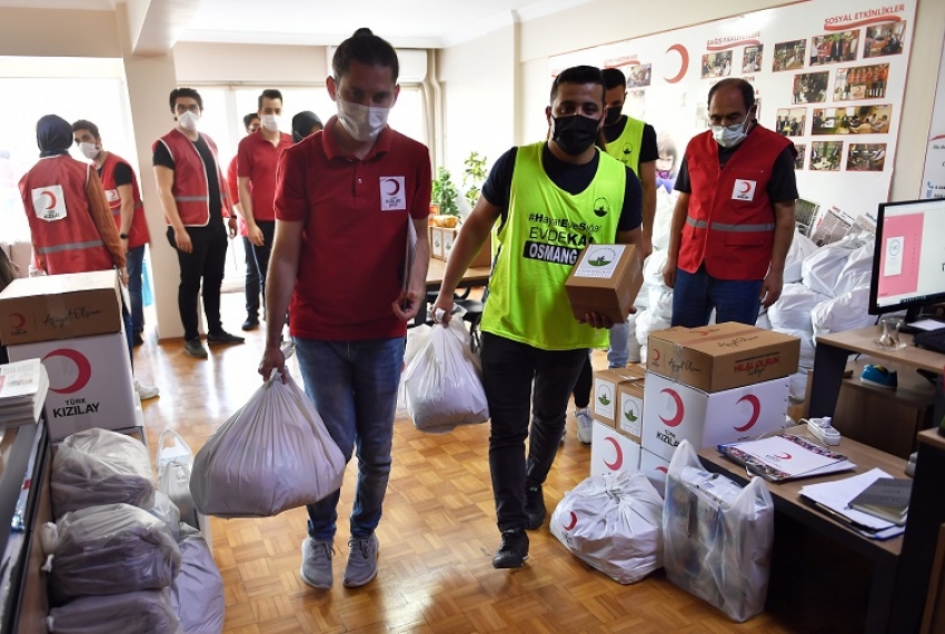 Osmangazi ve Kızılay'dan kapı kapı hizmet