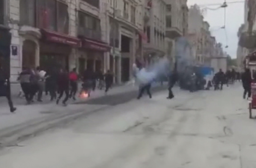 İstiklal Caddesi’nde Final Four kavgası