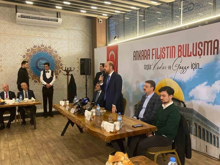 Filistinli hastalar ve Gazzeli öğrenciler için &quot;Ankara Filistin Buluşması&quot; düzenlendi
