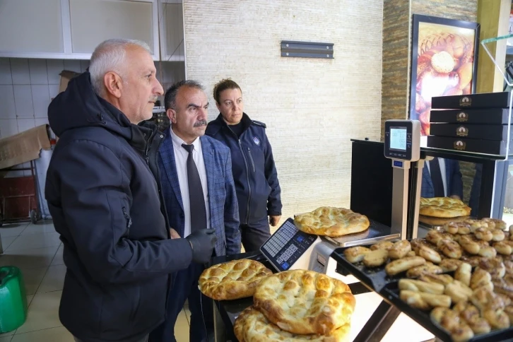 Fırın ve unlu mamuller üreten işletmeler denetlendi
