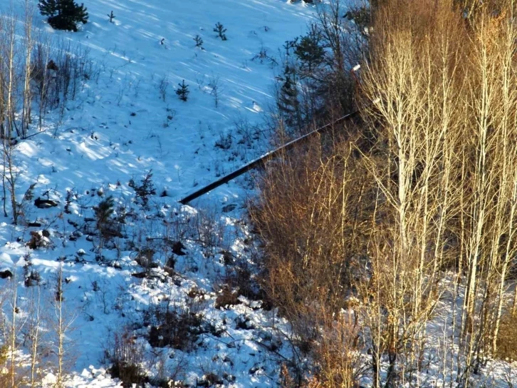 Fırtına direkleri devirdi, köylerde enerji kesintisi yaşandı
