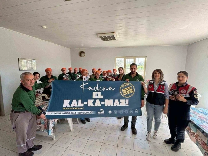 Fıstık işçileri kadına karşı şiddet konusunda bilgilendirildi
