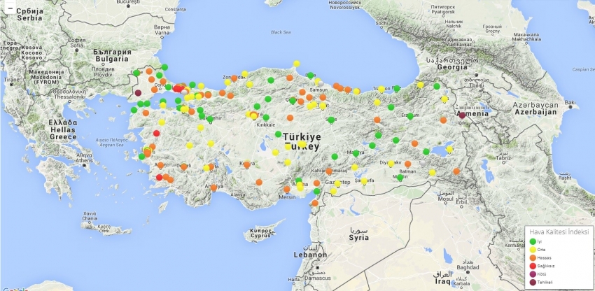 Türkiye'nin havası alarm veriyor