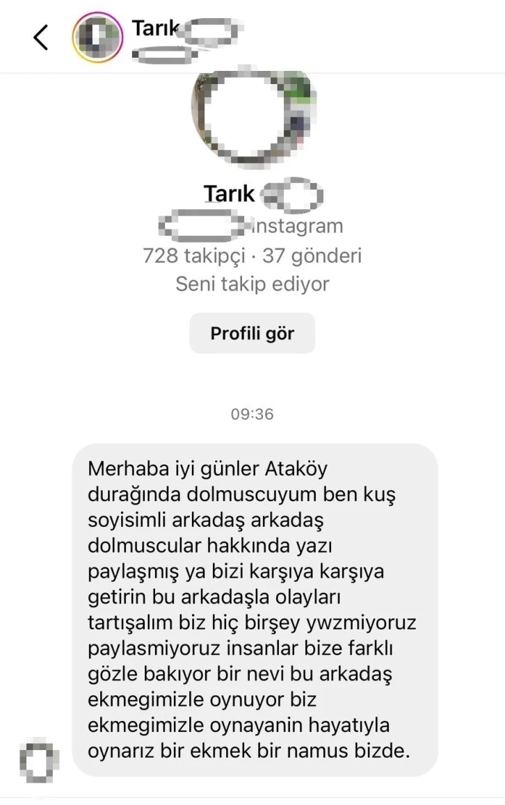 Gazeteciyi ölümle tehdit eden dolmuş şoförü için polis harekete geçti