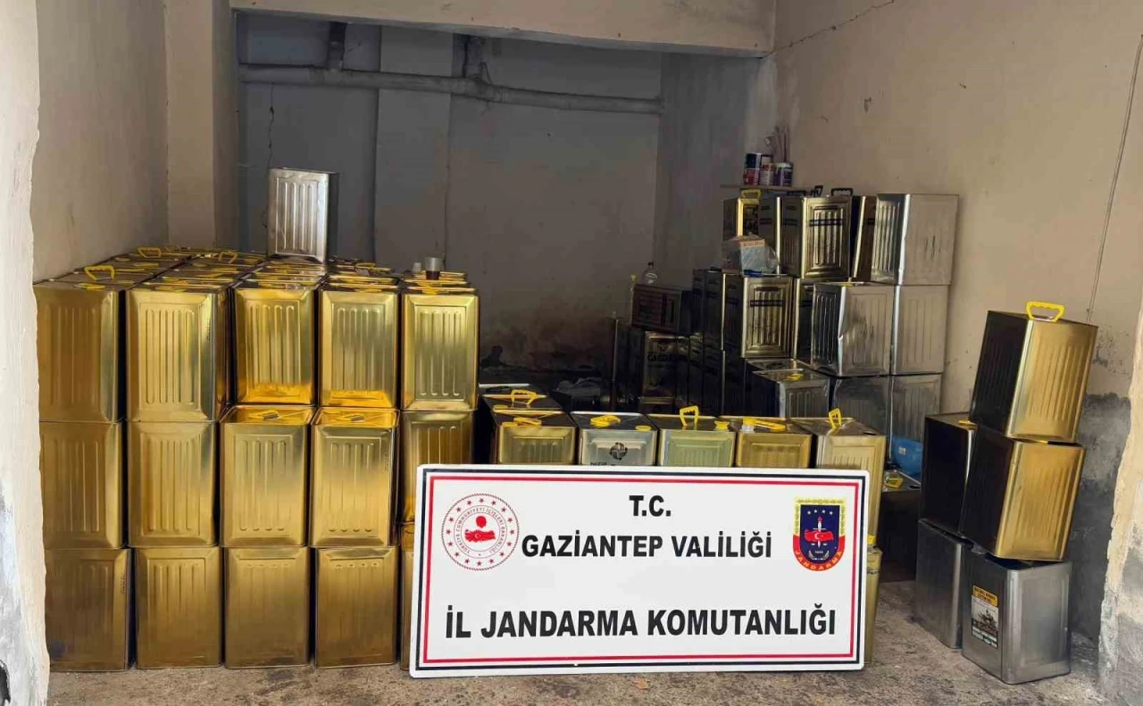  1,5 milyon lira değerinde sahte zeytinyağı ele geçirildi