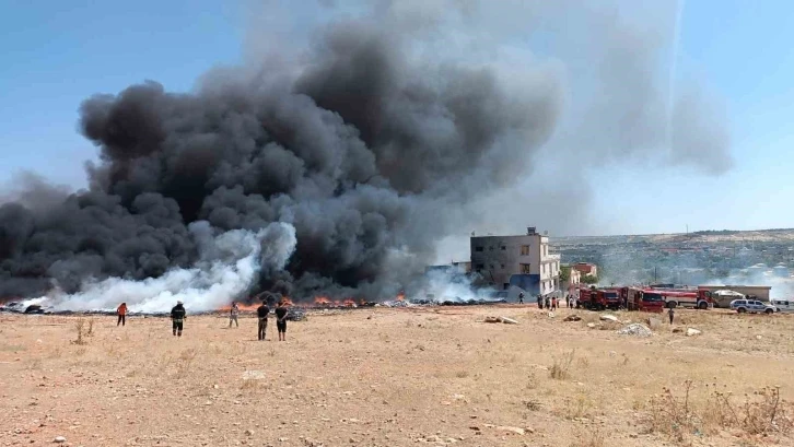 Gaziantep’te çöplük yangını korkuttu
