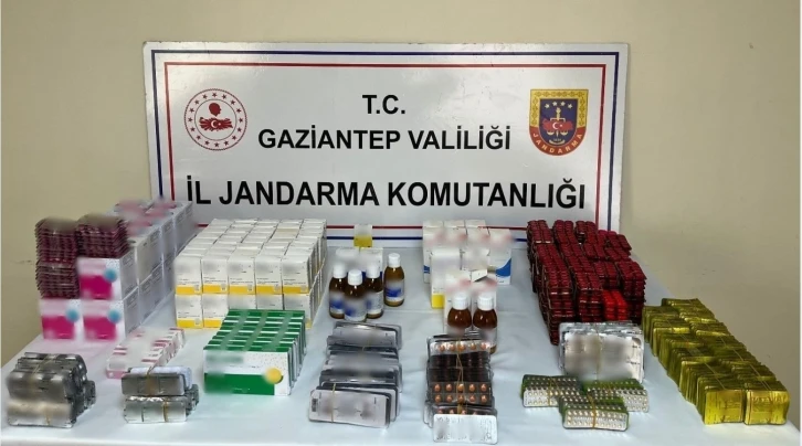 Gaziantep’te jandarmadan kaçak ilaç operasyonu: 2 gözaltı
