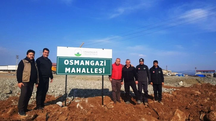 Gaziantep'te Osmangazi Mahallesi kuruluyor 