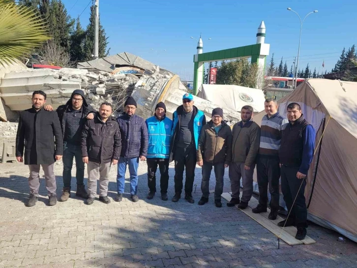 Gazipaşa’dan deprem bölgesine giden din görevlileri çalışmalarına devam ediyor
