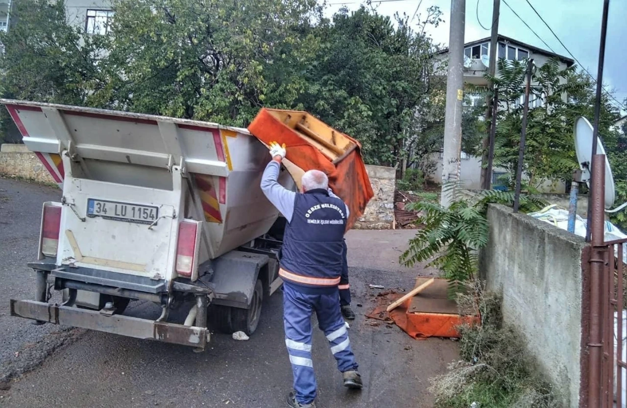 Gebze’de bu yıl tonlarca atık toplandı
