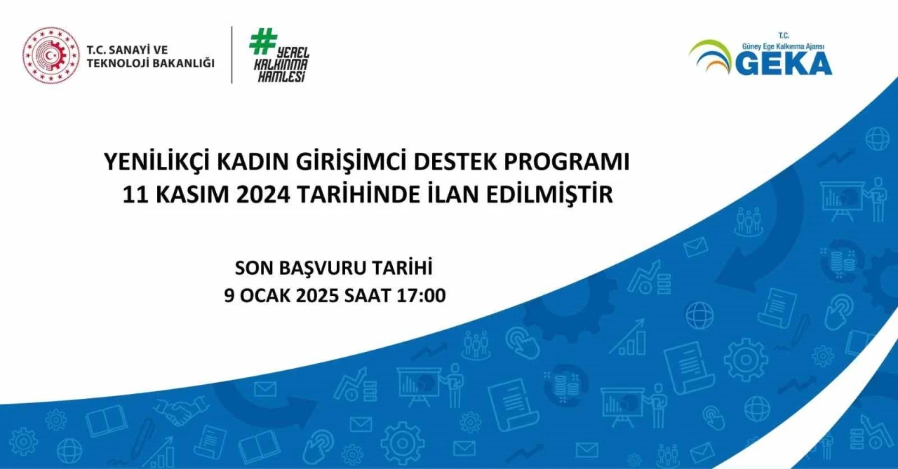 GEKA, Yenilikçi Kadın Girişimci Destek Programını ilan etti
