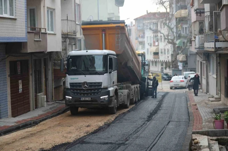 BursaGemlik Belediyesi’nden Alemdar Caddesi’ne estetik dokunuş