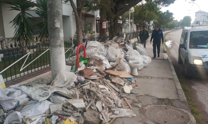 Gemlik’te hafriyat atıklarını evden alma dönemi başladı