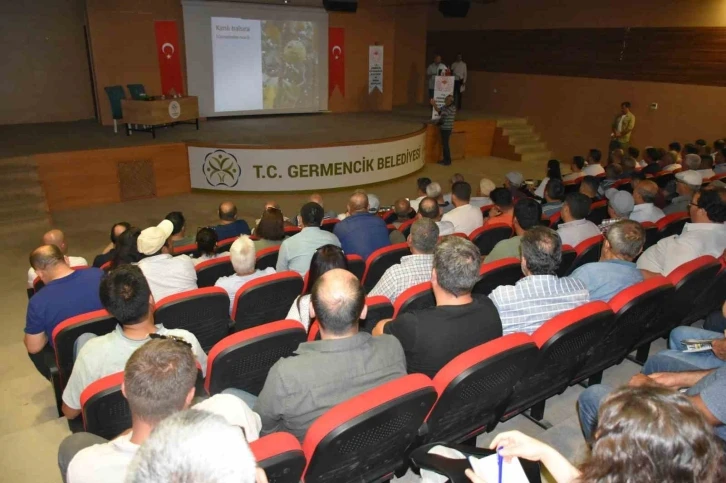 Germencik’te ’İncir Siyah Sineği ve Hastalıkları Eğitim Toplantısı’ düzenlendi
