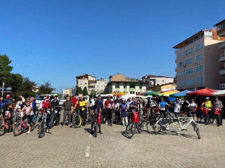 Giresun doğa ve sağlık için pedal çevirdi
