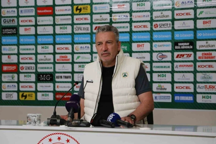 Giresunspor - Sakaryaspor maçının ardından
