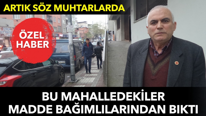 Mahalleli bıktı