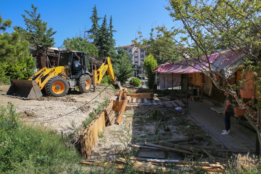 Görükle’deki park alanı işgalden temizlendi