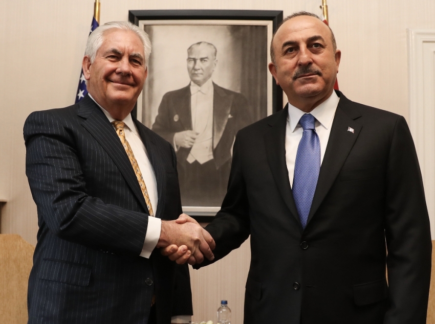 Çavuşoğlu-Tillerson görüşmesi sona erdi