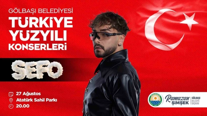 Gölbaşı’nda Türkiye Yüzyılı konserleri Sefo ile başlıyor
