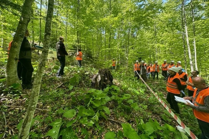 Gölyaka’da silvikültür tatbikatı yapıldı
