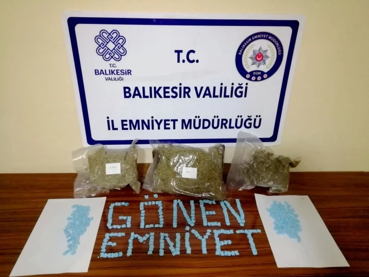 Gönen’de uyuşturucu operasyonunda 2 kişi tutuklandı
