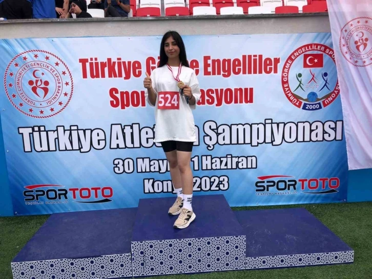 Görme engelli sporculardan büyük başarı
