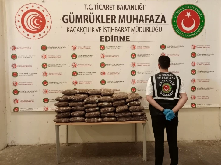 Gümrük Muhafaza ekipleri Kapıkule’de uyuşturucuya geçit vermedi
