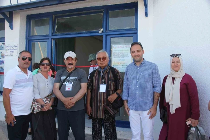 Güzel Sanatlar Fakültesi Dekanı 23. Yurt Dışı Kişisel sergisini açtı
